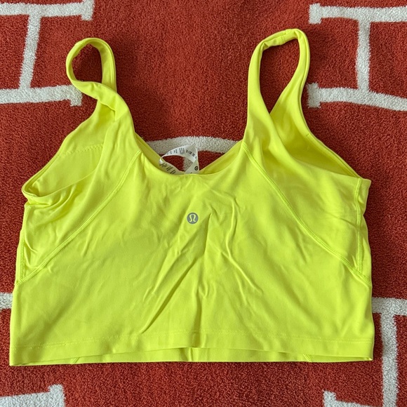 Lululemon Athletica Vibrant Yellow Sports Bra - Picture 2 of 2